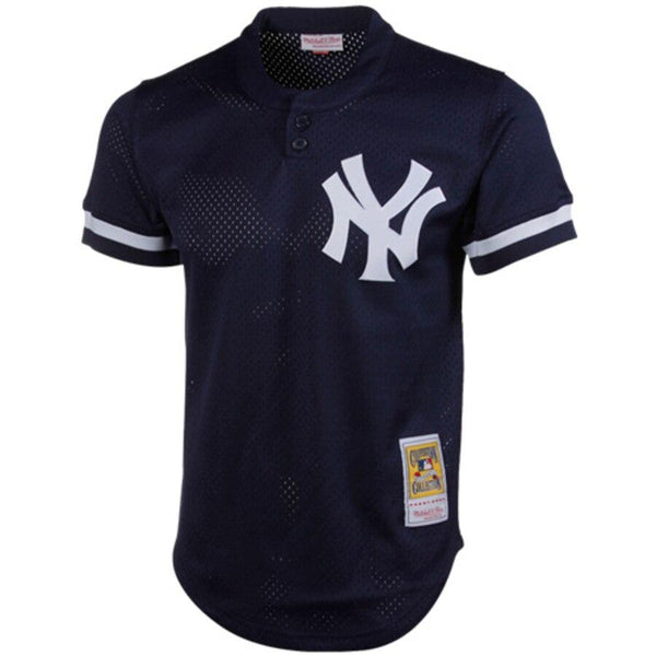 Don Mattingly New York Yankees Mitchell &amp; Ness 1995 Cooperstown Collection Mesh Batting Practice Jersey - Navy 2019