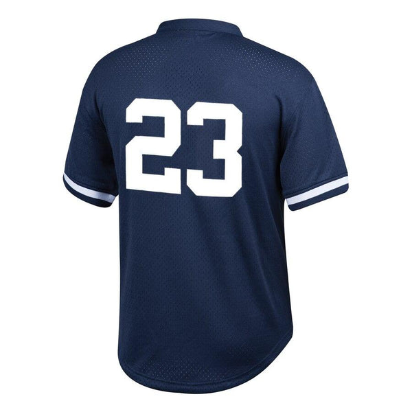 Don Mattingly New York Yankees Mitchell &amp; Ness Youth Cooperstown Collection Mesh Batting Practice Jersey – Navy 2019