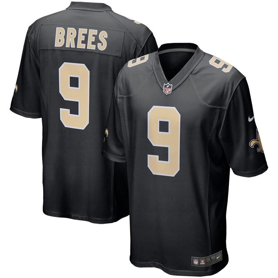 Drew Brees New Orleans Saints Event Game Jersey – Black 2019