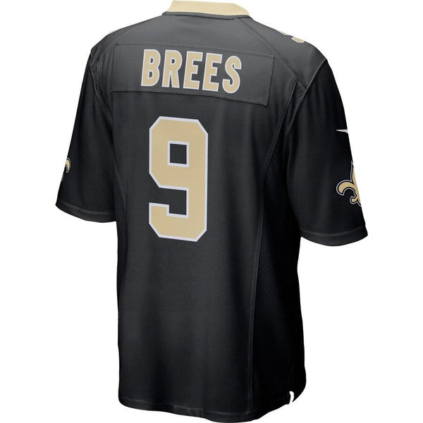 Drew Brees New Orleans Saints Team Color Game Jersey – Black 2019