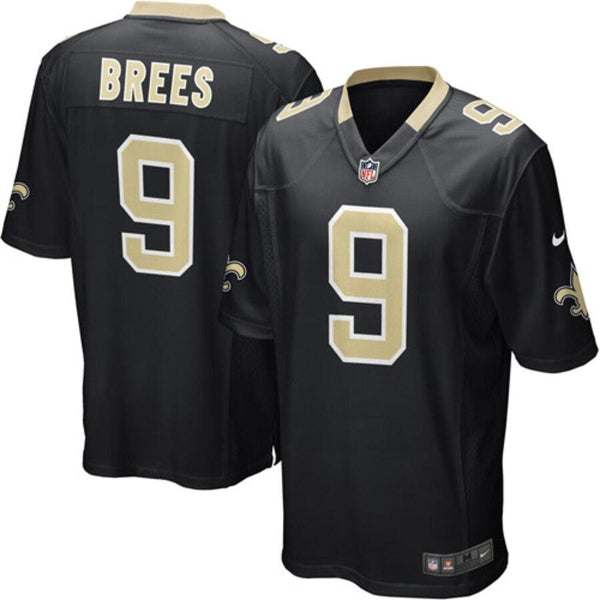 Drew Brees New Orleans Saints Youth Team Color Game Jersey - Black 2019