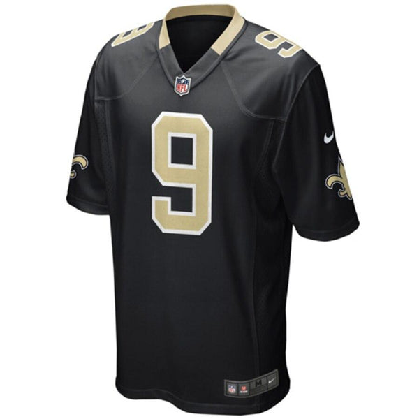 Drew Brees New Orleans Saints Youth Team Color Game Jersey - Black 2019