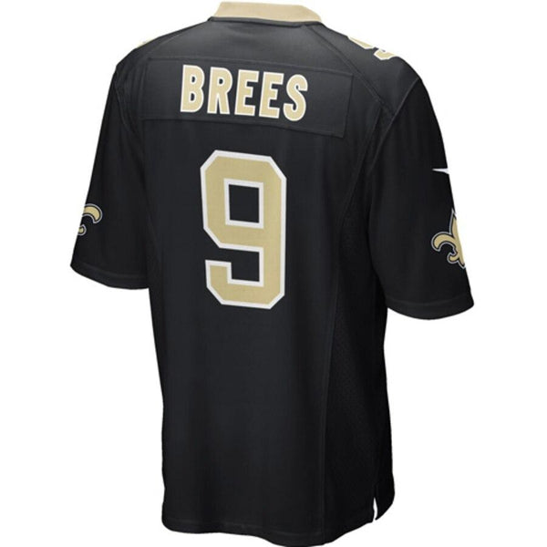 Drew Brees New Orleans Saints Youth Team Color Game Jersey - Black 2019