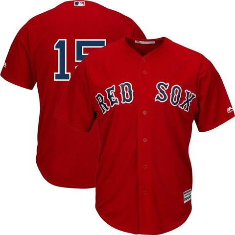 Dustin Pedroia Boston Red Sox Majestic Alternate Official Cool Base Replica Player Jersey - Scarlet 2019