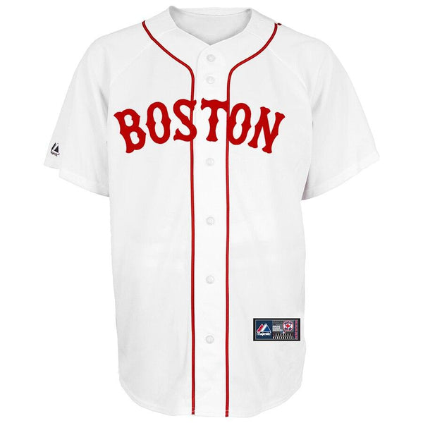 Dustin Pedroia Boston Red Sox Majestic Alternate Replica Player Jersey - White 2019