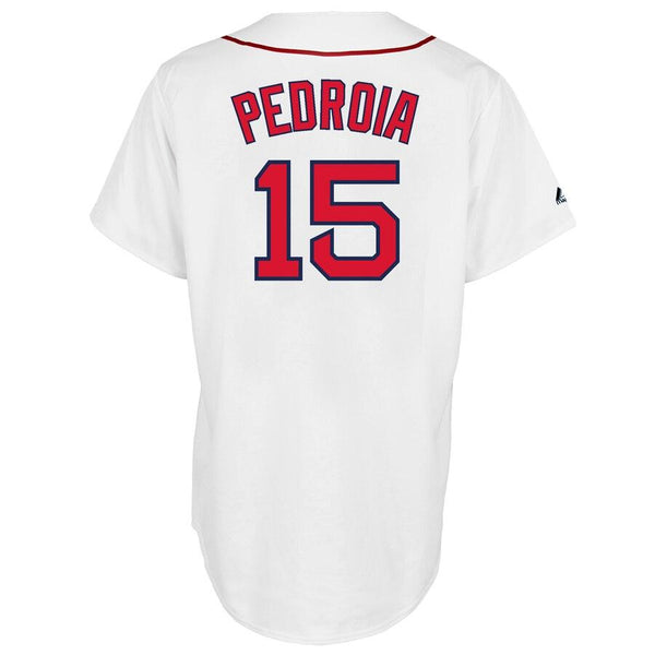 Dustin Pedroia Boston Red Sox Majestic Alternate Replica Player Jersey - White 2019