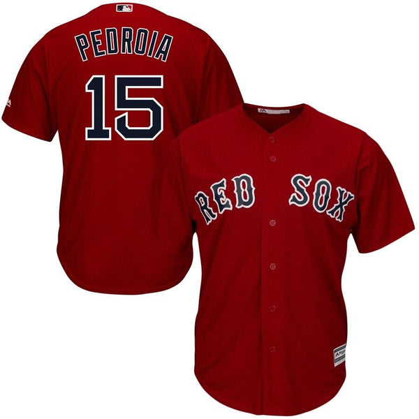 Dustin Pedroia Boston Red Sox Majestic Cool Base Player Jersey - Red 2019