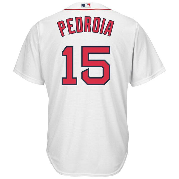 Dustin Pedroia Boston Red Sox Majestic Cool Base Player Jersey - White 2019