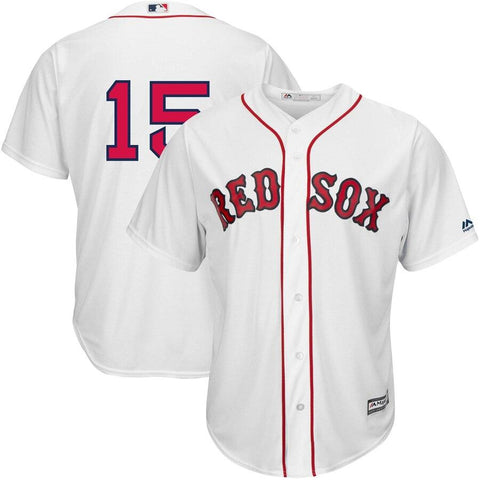 Dustin Pedroia Boston Red Sox Majestic Home Official Cool Base Replica Player Jersey - White 2019