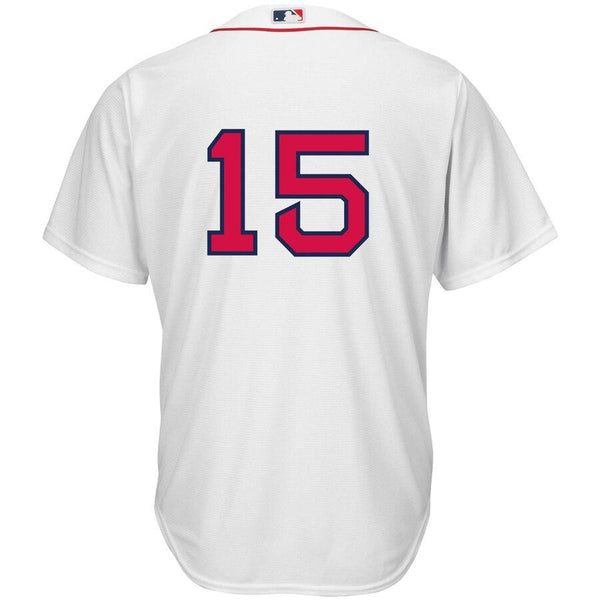 Dustin Pedroia Boston Red Sox Majestic Home Official Cool Base Replica Player Jersey - White 2019