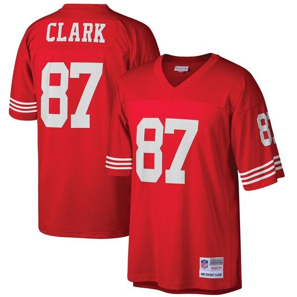 Dwight Clark San Francisco 49ers Mitchell &amp; Ness Retired Player Vintage Replica Jersey - Scarlet 2019
