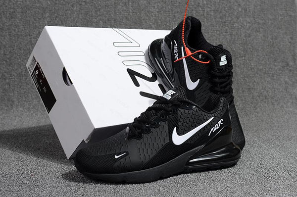Nike Air Max 270 All Black Sneaker Shoes Sale Men Women Size 5.5 - 11