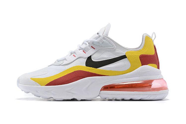 Nike Air Max 270 React GS 'White Orange Red' Sneaker Shoes Sale Men Size 5.5 - 11
