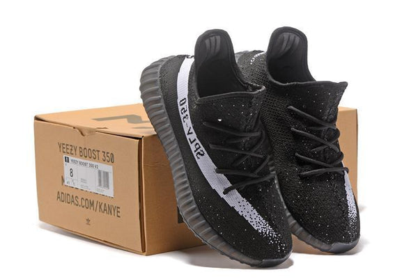 Adidas YEEZY BOOST 350 V2 'Black White' Shoes Men Women Sneaker Sale All Size US 7-11