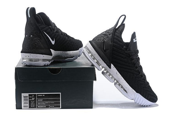 Nike Lebron XVI 16 EP Black White Men Shoes Sale Size US7,8,8.5,9,10,11,12