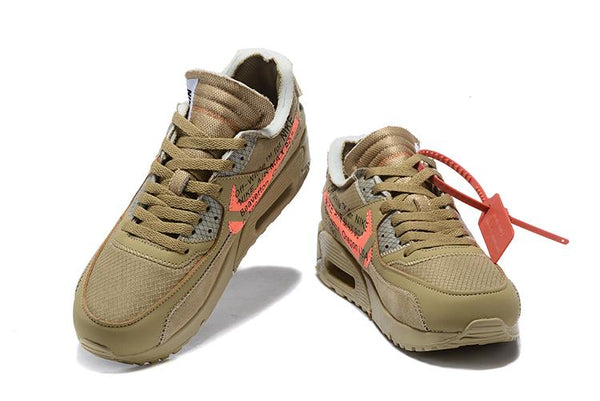 OFF-WHITE x Nike Air Max 90 'Desert Ore' Shoes Sneaker Sale Men Size US 7, 8, 8.5, 9, 10, 11