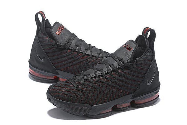 Nike Lebron XVI 16 EP Black Red Men Shoes Sale Size US7,8,8.5,9,10,11,12
