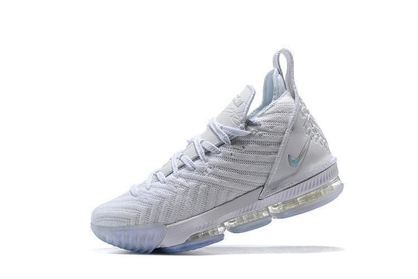 Nike Lebron XVI 16 EP Grey White Men Shoes Sale Size US7,8,8.5,9,10,11,12