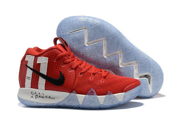 Nike Kyrie 4 'Boston University' PE Basketball Shoes Sneaker Sale Size US 7,8,8.5,9.5,10,11,12