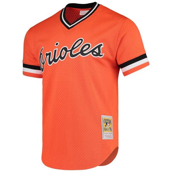 Eddie Murray Baltimore Orioles Mitchell &amp; Ness Cooperstown Mesh Batting Practice Jersey – Orange 2019