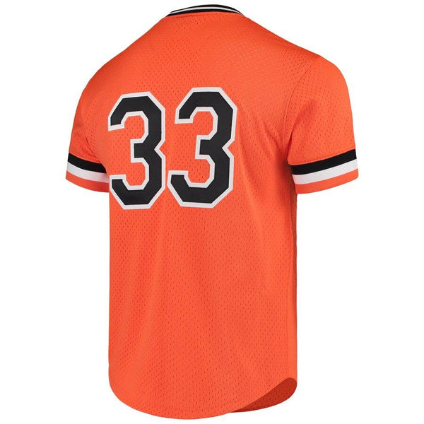 Eddie Murray Baltimore Orioles Mitchell &amp; Ness Cooperstown Mesh Batting Practice Jersey – Orange 2019