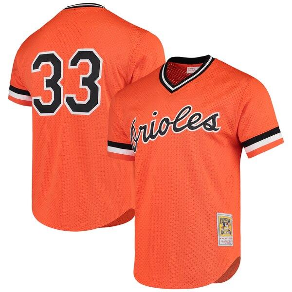 Eddie Murray Baltimore Orioles Mitchell &amp; Ness Cooperstown Mesh Batting Practice Jersey – Orange 2019