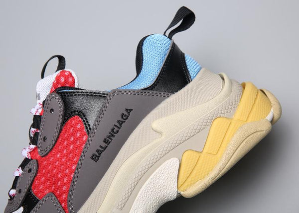 Balenciaga Triple S Trainer 'Blue Red' 2018 Shoes Sneaker Sale Men Women Size 35-45