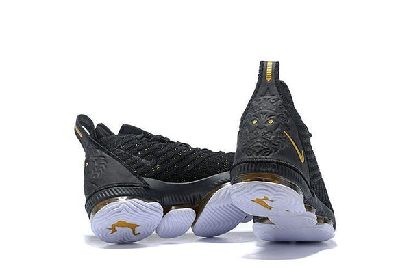 Nike Lebron XVI 16 EP Black Gold Men Shoes Sale Size US7,8,8.5,9,10,11,12