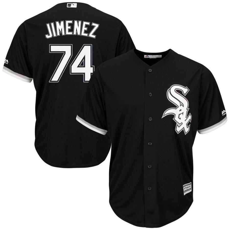 Eloy Jimenez Chicago White Sox Majestic Alternate Cool Base Player Replica Jersey – Black 2019