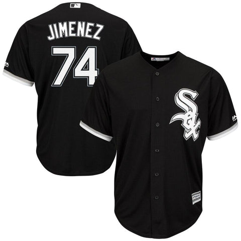 Eloy Jimenez Chicago White Sox Majestic Alternate Cool Base Player Replica Jersey – Black 2019