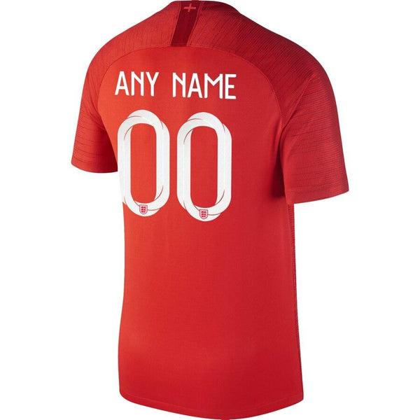 England National Team Away Vapor Match Custom Jersey – Red 2019
