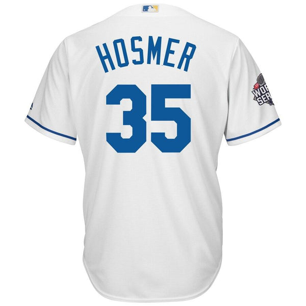 Eric Hosmer Kansas City Royals Majestic 2015 World Series Bound Cool Base Jersey - White 2019