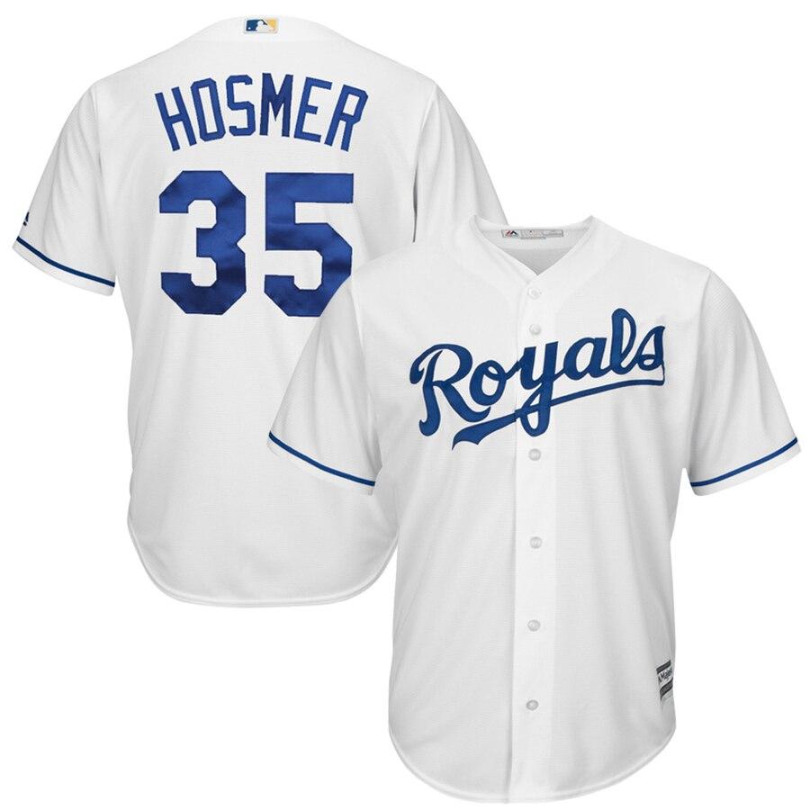 Eric Hosmer Kansas City Royals Majestic Cool Base Player Jersey - White 2019
