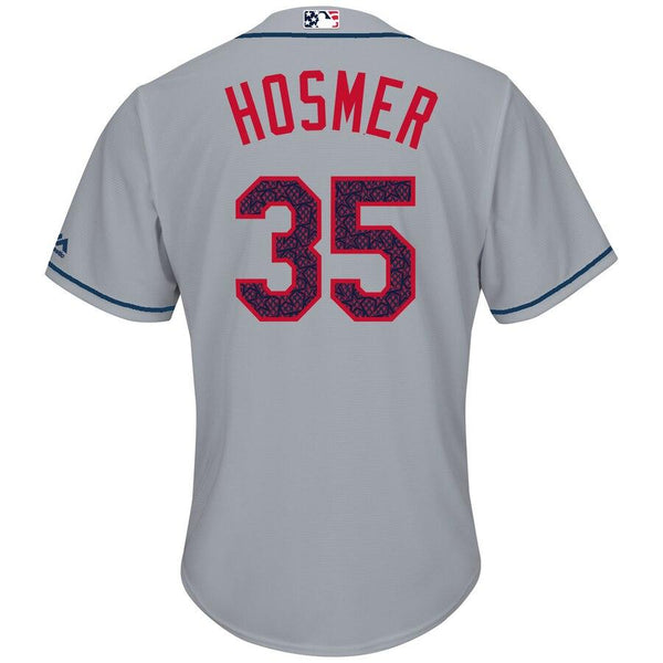 Eric Hosmer Kansas City Royals Majestic Fashion Stars &amp; Stripes Cool Base Player Jersey - Gray 2019