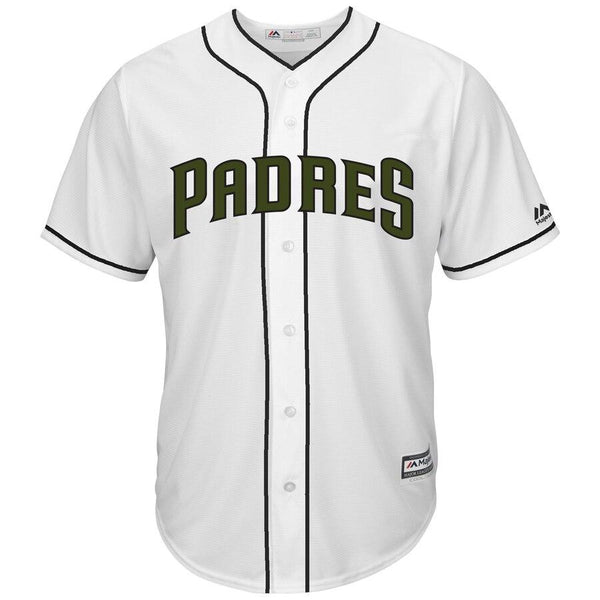 Eric Hosmer San Diego Padres Majestic Memorial Day Cool Base Player Jersey - White 2019