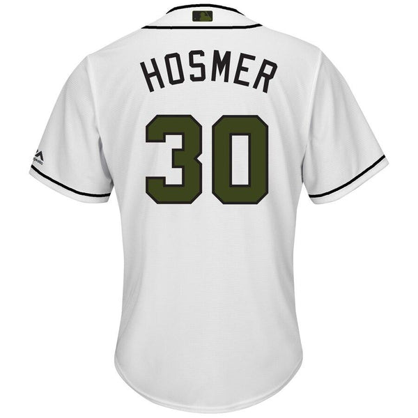 Eric Hosmer San Diego Padres Majestic Memorial Day Cool Base Player Jersey - White 2019