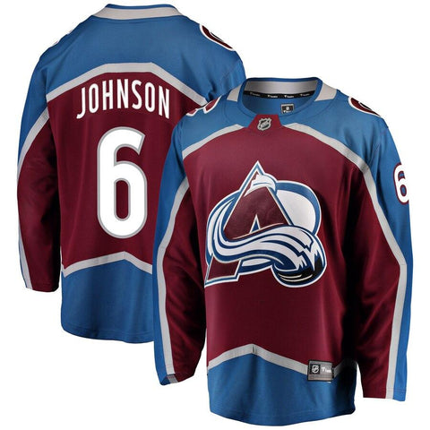 Erik Johnson Colorado Avalanche Breakaway Player Jersey – Burgundy 2019