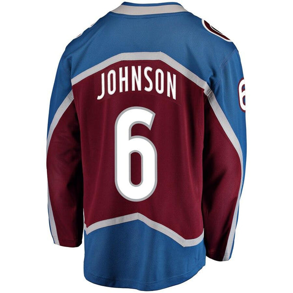 Erik Johnson Colorado Avalanche Breakaway Player Jersey – Burgundy 2019