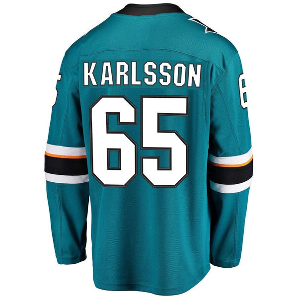 Erik Karlsson San Jose Sharks Home Premier Breakaway Player Jersey – Teal 2019