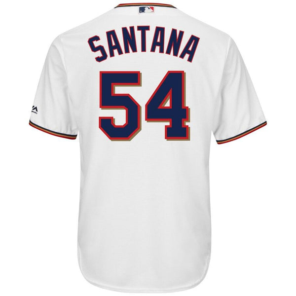Ervin Santana Minnesota Twins Majestic Home Cool Base Jersey - White 2019