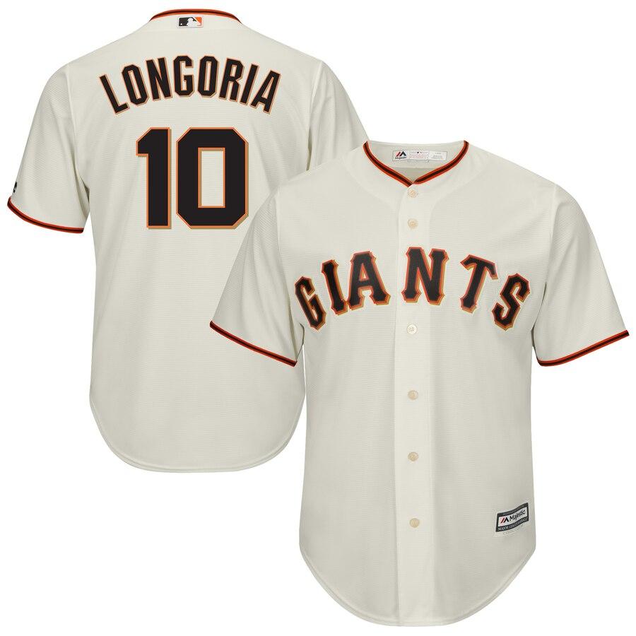 Evan Longoria San Francisco Giants Majestic Home Cool Base Player Jersey – Cream 2019