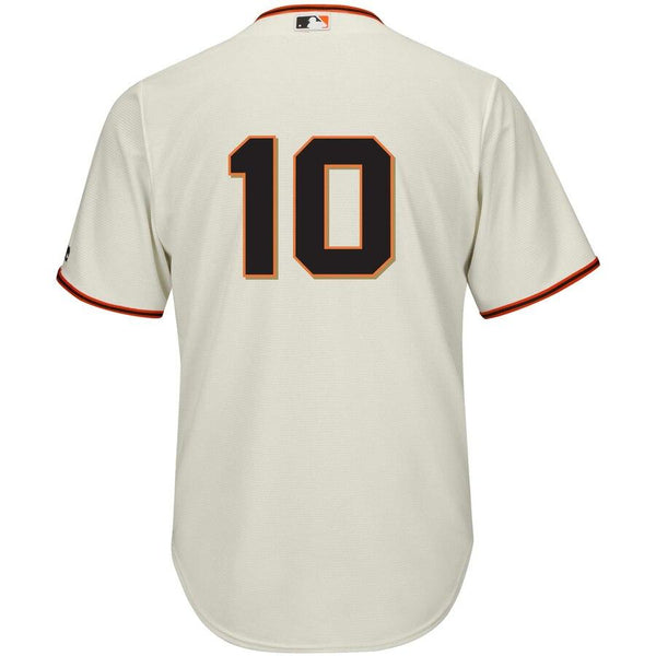 Evan Longoria San Francisco Giants Majestic Official Team Cool Base Player Jersey – Cream 2019