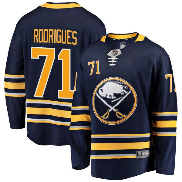 Evan Rodrigues Buffalo Sabres Breakaway Player Jersey – Navy 2019
