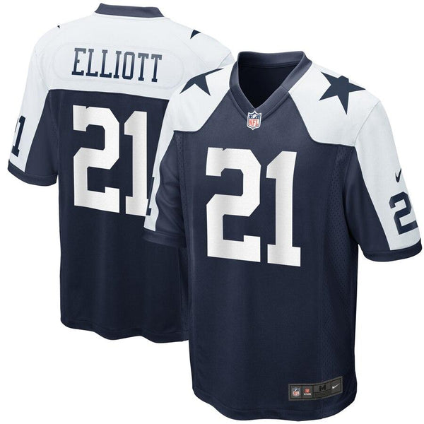 Ezekiel Elliott Dallas Cowboys Alternate Game Jersey - Navy 2019