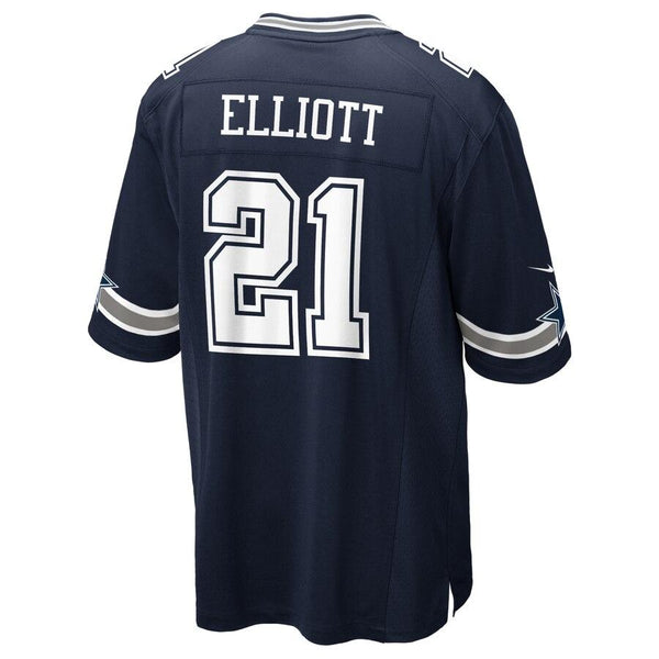 Ezekiel Elliott Dallas Cowboys Game Jersey - Navy 2019