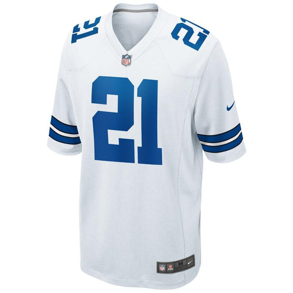 Ezekiel Elliott Dallas Cowboys Game Jersey - White 2019