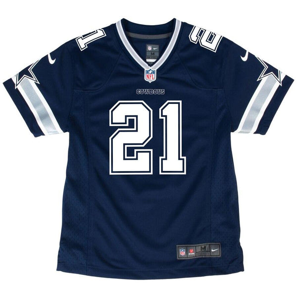 Ezekiel Elliott Dallas Cowboys Youth Game Jersey - Navy 2019