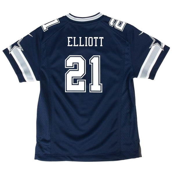 Ezekiel Elliott Dallas Cowboys Youth Game Jersey - Navy 2019