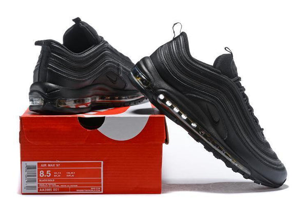 Nike Air Max 97 Black Gold  Shoes Sale Men Size US 7, 8, 8.5, 9, 10, 11,
