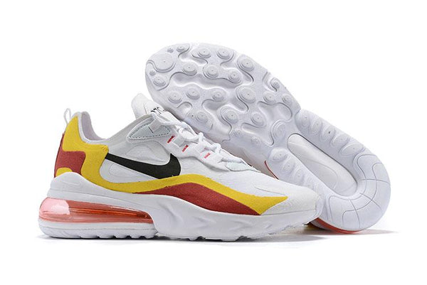Nike Air Max 270 React GS 'White Orange Red' Sneaker Shoes Sale Men Size 5.5 - 11